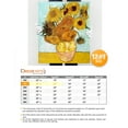 thumbnail image 5 of DECORARTS - Twelve Sunflowers by Vincent Van Gogh. Oil Painting Reproduction. Giclee Print on Canvas. Ready to Hang Wall Art for Home and Office Decor. 24x20, 5 of 6