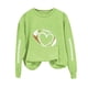 thumbnail image 2 of Ailaofu Football Sweatshirts for Women Oversized Crewneck Sweatshirt Cute Crewnecks Holiday Long Sleeve Rugby Sweat Shirts, 2 of 4