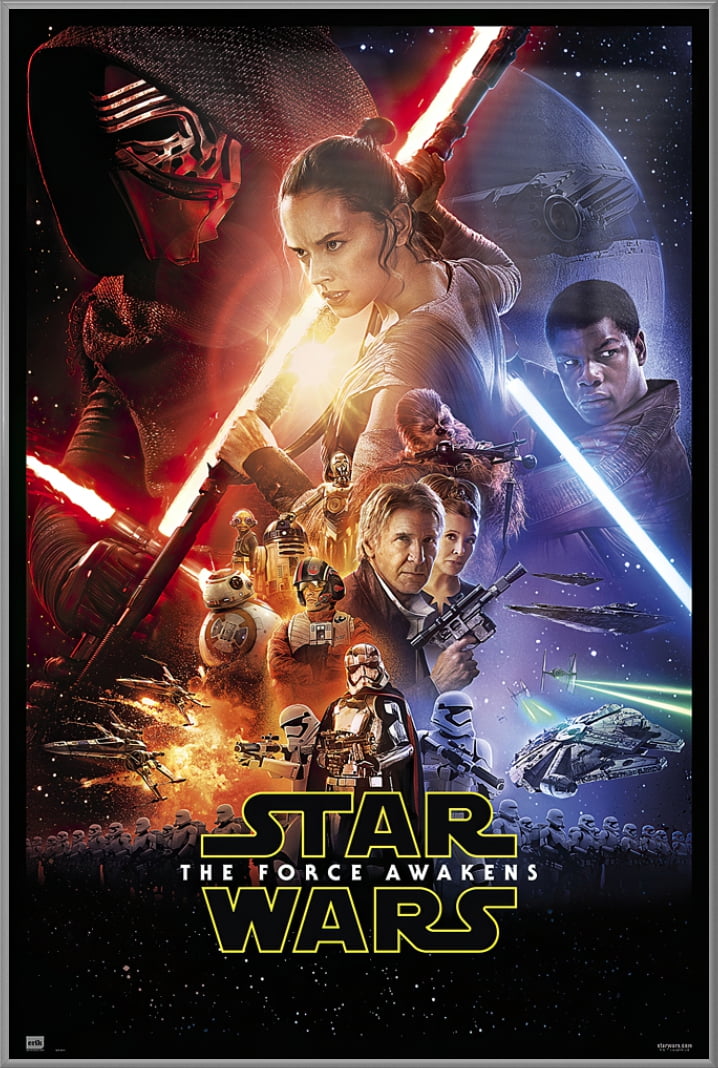 hardwerkend Piraat Opiaat Star Wars: Episode VII - The Force Awakens - Movie Poster (Regular 27 X  40") - Walmart.com