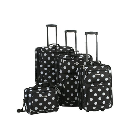 Rockland Luggage Galleria 4 Piece Softside Expandable Luggage Set F46