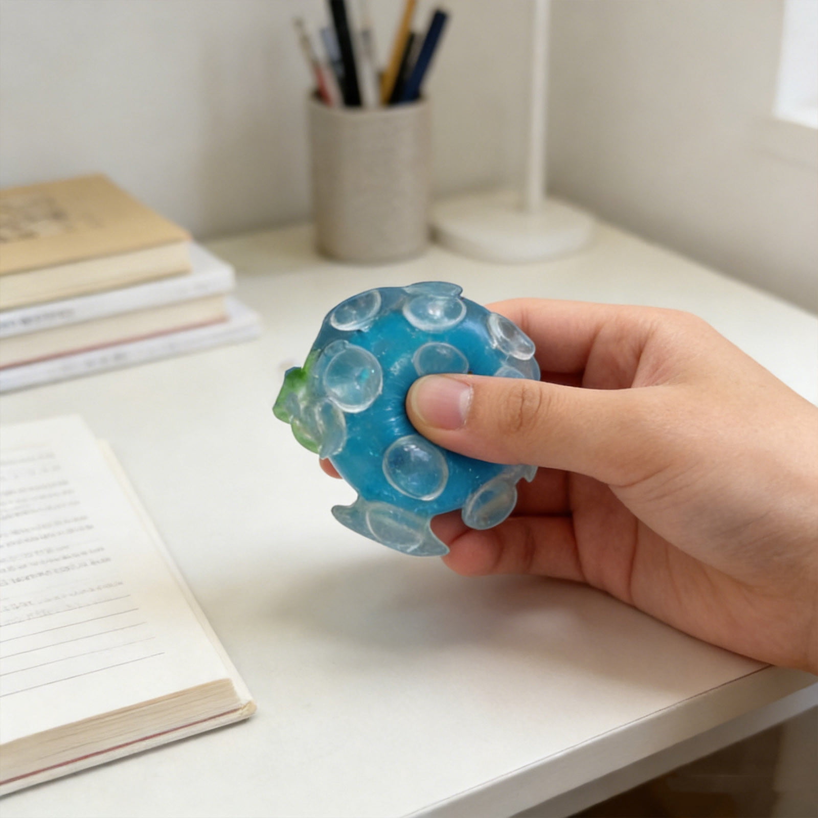 Fufafayo Dumpling Ball SensoryToysFor Adults, Stress Relief Decompression Dough, Cute Stuffed Bun Dough Ball, Soft Squeeze FidgetToysFor Anxiety Office Home Decor