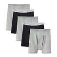 thumbnail image 1 of Fruit Of The Loom Mens Coolzone Black and Gray Boxer Briefs 3-Pack, M, 1 of 3