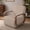 Brown, variant on Poshby Swivel Accent Chair, Chenille Club Chair with Solid Wood Base, 450 lbs, Brown