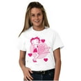 thumbnail image 4 of Vintage Betty Boop Cartoon Love Heart Women's Graphic T Shirt Tees Brisco Brands S, 4 of 5