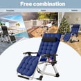 thumbnail image 3 of Lilypelle 2 Pack Zero Gravity Chair , Folding Adjustable Reclining Lounge Chair with Cushion, Headrest and Cup Holder, Supports up to 440lbs, 3 of 7