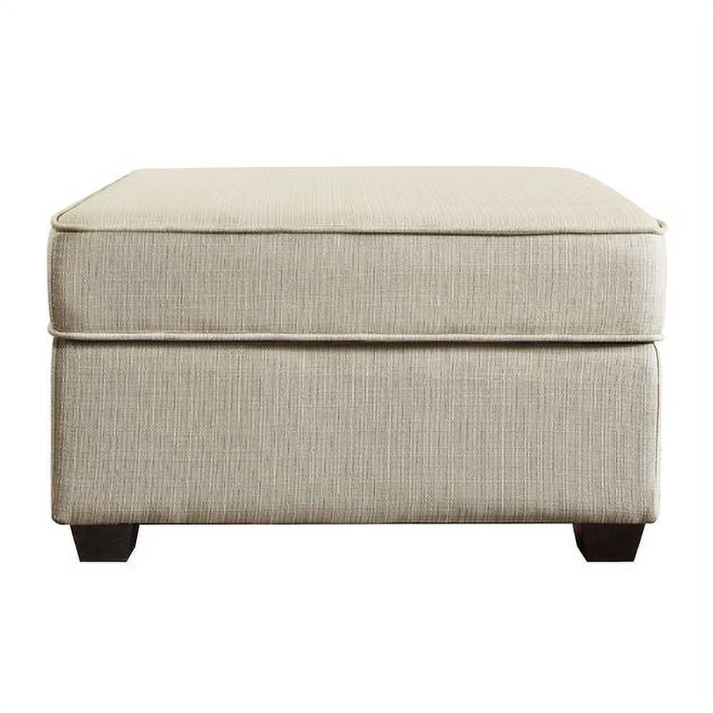Serta Olin Upholstered Footrest Ottoman with Storage, Granite Gray