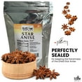 thumbnail image 3 of Fusion Select Dried Star Anise - Whole Badian Spice for Oriental & Indian Dishes & Recipes - Natural Herbs & Seasoning for Baking & Cooking - Packed in a Clear Resealable Pouch - 22 Servings, 4 oz., 3 of 7