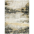 thumbnail image 3 of Oriental Weavers Caravan Area Rug - 2061X - 7'10" x 10'10" - in Grey/ Gold - Modern Style, Stain Resistant, Family and Pet Friendly , Dining, Living Room Rug, 3 of 8