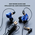 thumbnail image 3 of 3.5mm Wired Headphones with Microphone HiFi Earphones Headset Vedio Streaming Karaoke Earbuds for Mobile Phones, 3 of 7
