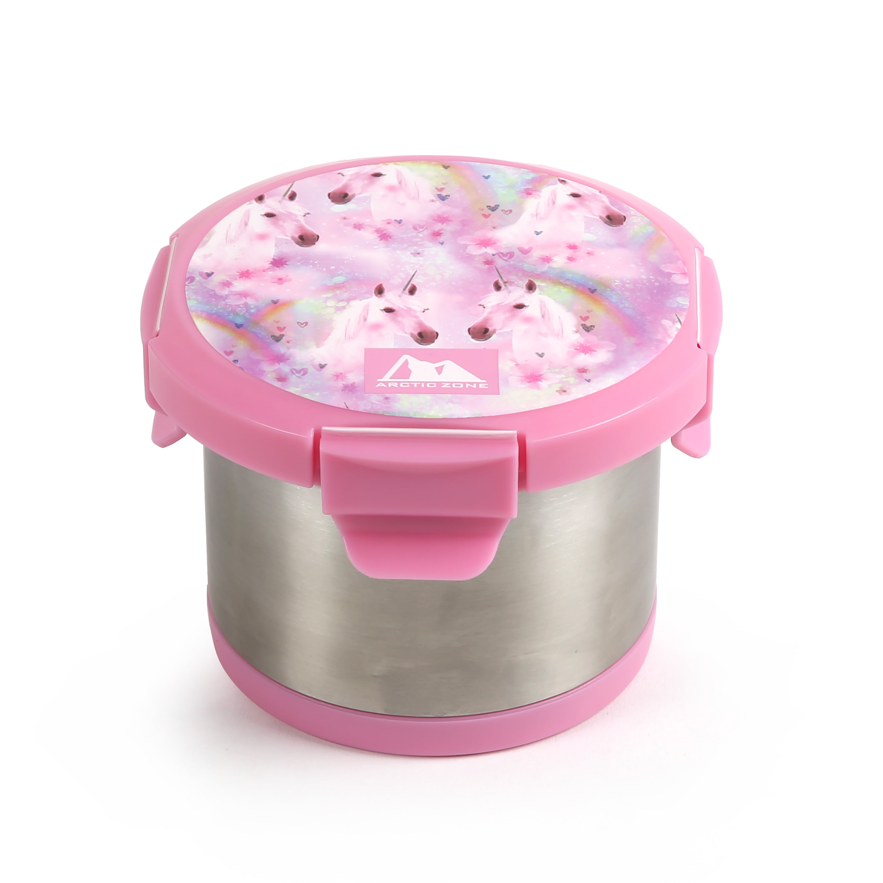 Arctic Zone Stainless Steel Thermal Bowl with 4Lock Lid, Unicorn, 16