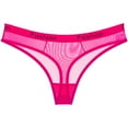 thumbnail image 1 of WILLBEST sous-Vêtements en Coton pour Femmes, Culottes en Filet Transparent Imprimé Lettres Taille Basse Sans Couture String, 1 of 2