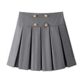 thumbnail image 4 of Shadoumai Uniform Skirts for Girls Elastic High Waist Pleated Tennis Skirt School Outfits with Undershorts, 4 of 7