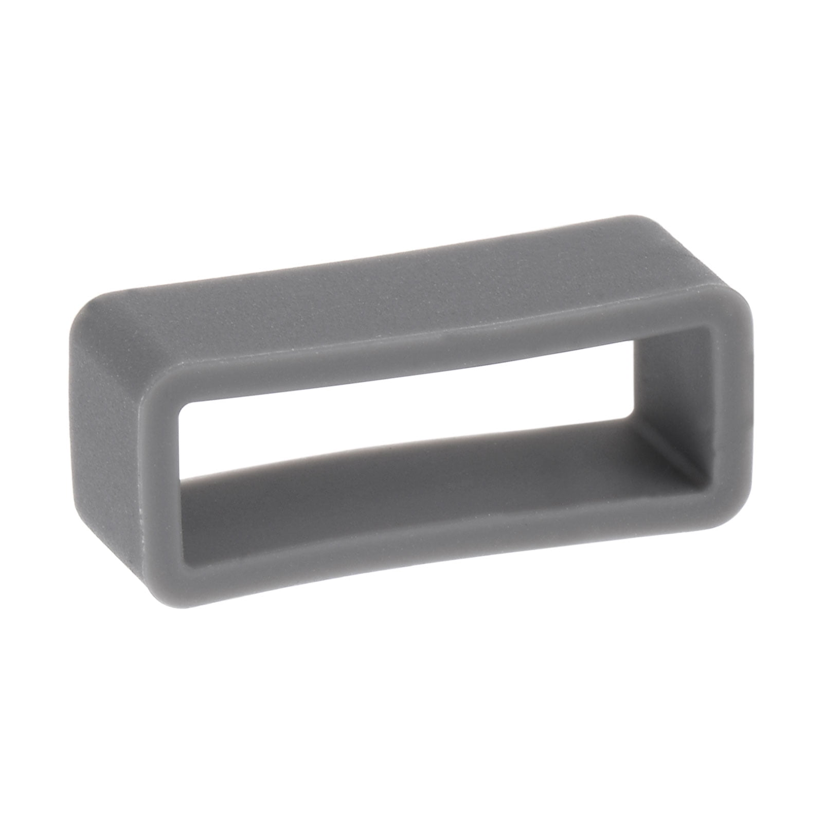 Unique Bargains Watch Band Strap Loops Silicone Tool for Watch Band Replacement Deep Gray