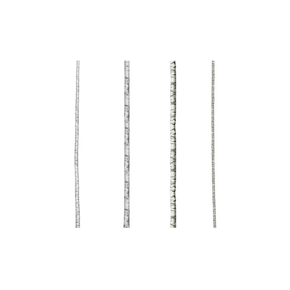 Realistic Birch Trees Peel and Stick Giant Wall Decals