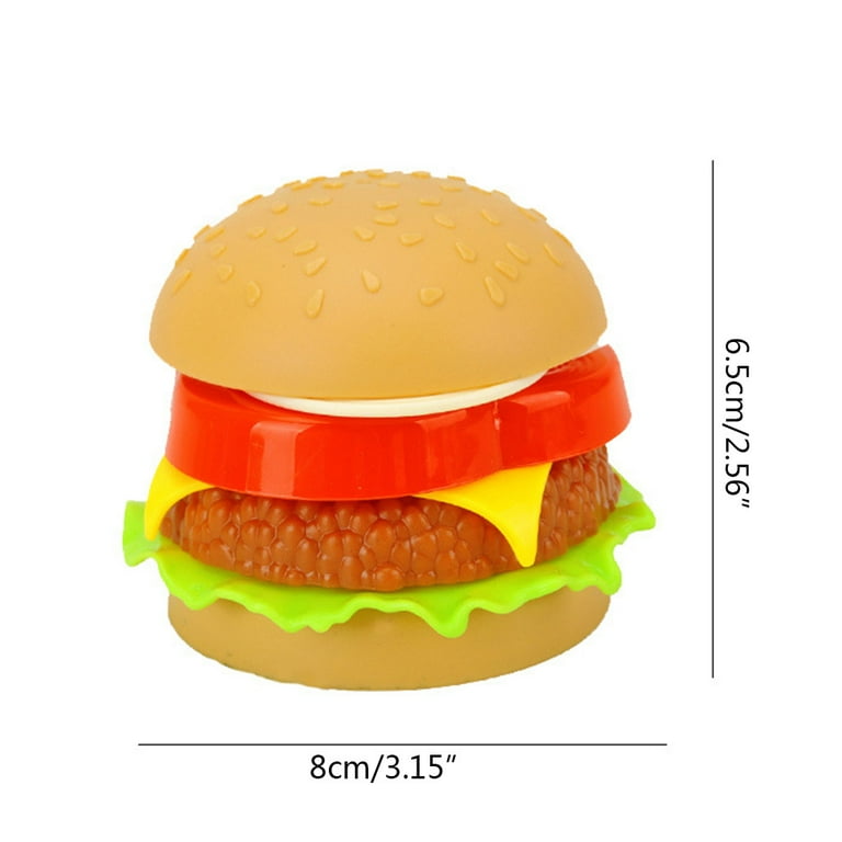 Plastic Food Toy Delicate Hamburger Fries Hot Dog 18 24Pcs Simulation Food Toys Educational Toy for Toddler