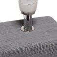 thumbnail image 5 of Petite Faux Stone Table Lamp with Fabric Shade Gray, 5 of 8