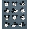 thumbnail image 2 of Disney Mickey Mouse Big Expressions Feather Knit Throw - Soft & Cozy Décor, 2 of 4