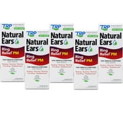 5 Pack - TRP Natural Ears, Ring Relief PM Ear Drops for Ringing in The Ears and Tinnitus Symptoms, Night time Formula