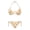 Christmas Gingerbread Man, variant on Polyester Spandex Bikini Sets Halter String Triangle Bathing Suit for Ladies Modern Sexy Halter Bikini Set Palm Tree Starfish Pattern