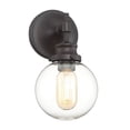 thumbnail image 3 of Trade Winds Chatham Glass Globe Wall Sconce in Oil Rubbed Bronze, 3 of 5
