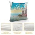 thumbnail image 4 of Chilfamy Magic Realism Pillow Covers for Couch Sofa Indoor Outdoor Throw Pillow Cover Short Plush Square Design 1PC 20x20in, 4 of 5