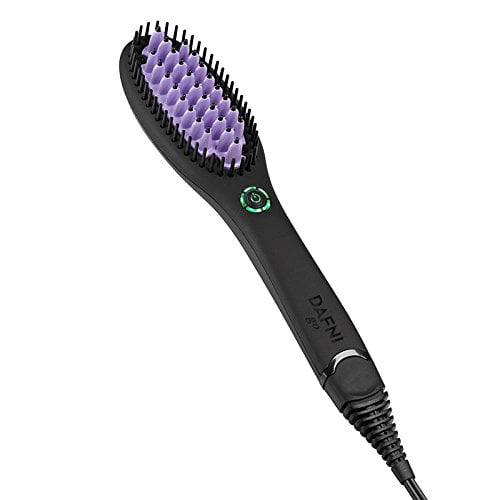 DAFNI go Hair Straightening Ceramic Brush (Purple)