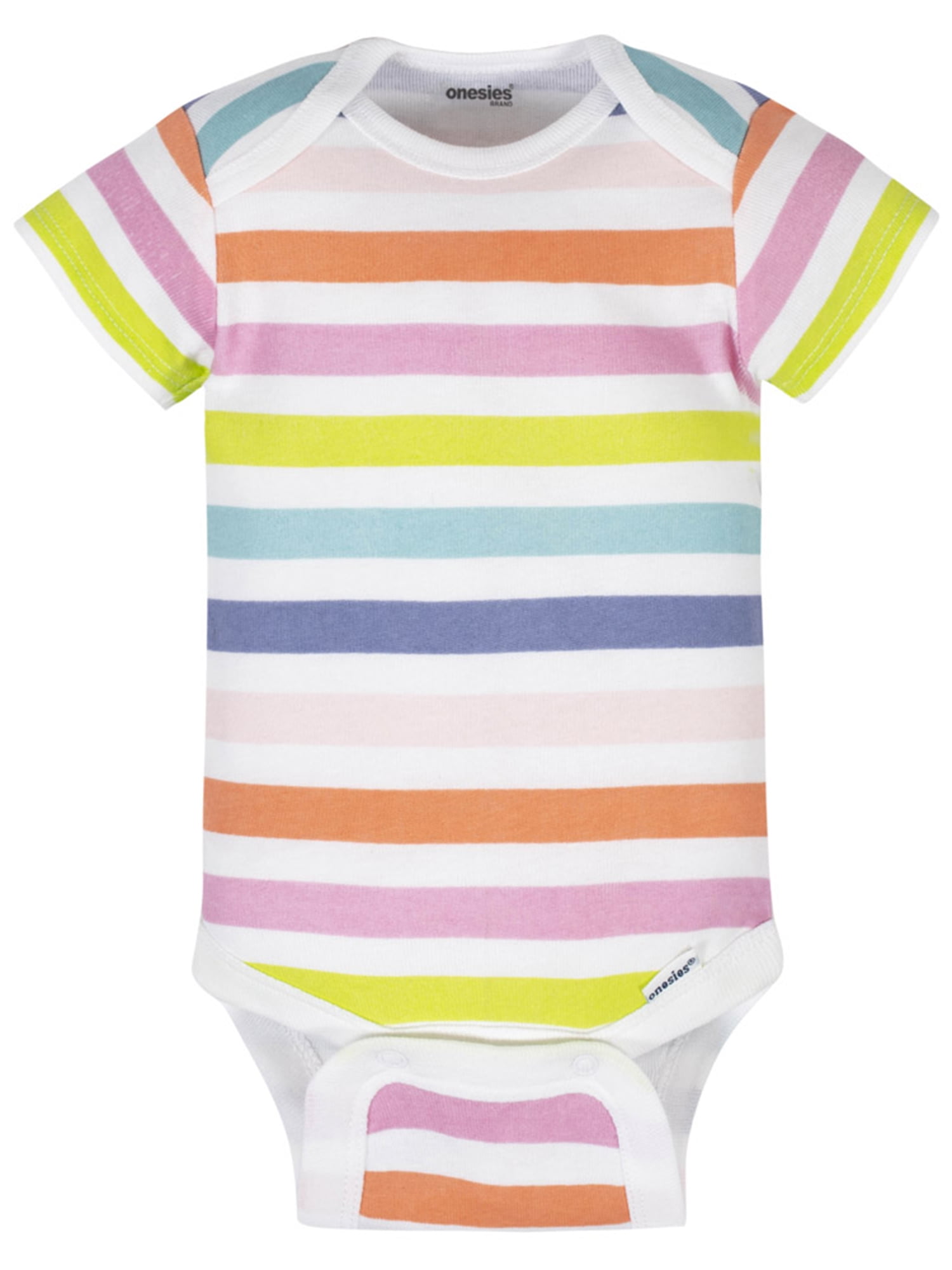 Onesies Brand Baby Neutral Short Sleeve Bodysuits, 2-Pack, Newborn - 6/9 Months