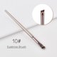 thumbnail image 2 of Brocha De Maquillaje De Champán Brocha De Maquillaje Profesional [Yue Xinghui] Productos Qingku 10 Brochas De Maquillaje, Juego De Champán Dorado, Brocha Para Sombra De Ojos, ANGGREK Otros, 2 of 8