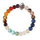thumbnail image 2 of Pulsera de cristal natural para hombre y mujer con cordón elástico y cuentas de piedra, para uso diario, estilo boho, joya unisex ajustable, 2 of 7