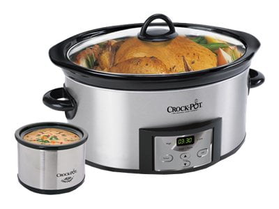 Crock-Pot SCCPVC605-S - Slow cooker - 6 qt - stainless steel