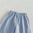 thumbnail image 5 of Generic Toddler Girl Long Shorts Y2K Lace Trim Pettipants Baby Cute Ruffle Hem Baggy Bloomers Boho Flowy Summer Wide Leg Gauze Shorts, 5 of 7