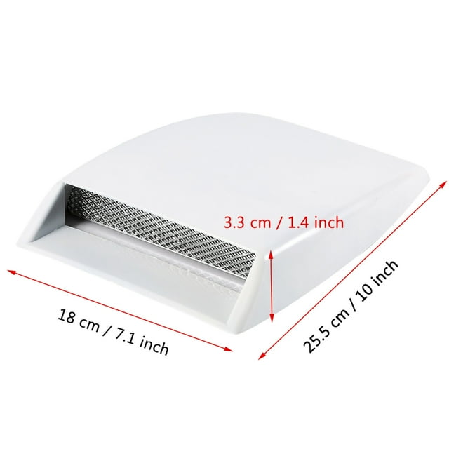 Fydun Car Decorative Air , Universal Intake Hood Scoop Bonnet Vent Sticker Cover Hood