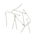 thumbnail image 3 of 100pc Brass Flat Head Pins for Jewelry Making Platinum 17 Gauge 30x1.2mm Head: 3mm, 3 of 3