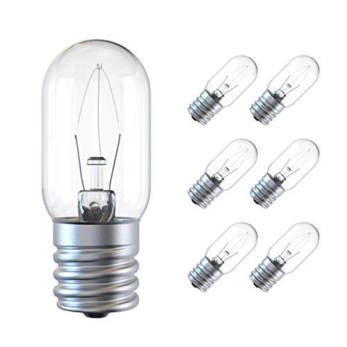 Appliance Light Bulb 125v 25w Microwave Light Bulb Replacement Parts E17 Base Fits For Most Ge Whirlpool Oven Clear Incandescent T8 Oven Light Lamp 6 Pack Walmart Com Walmart Com