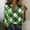 Blue, variant on NMMUED St Patricks Day Shirts Women Shamrock Graphic Tops Business Casual Outfits for Women Holiday Shirt Irish Clothing Womens Button Down Blouse Womens St Patrick's Day Outfit Blue M