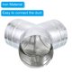 thumbnail image 3 of Conector en Y de divisor de conducto de 3 pulgadas Uxcell, adaptador de manguera de ventilación de aire, tubo de escape de 6 pulgadas, 3 of 5