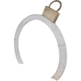 thumbnail image 4 of Northlight LED Twinkling Ornament Arch Commercial Outdoor Christmas Display - 10' - White, 4 of 7