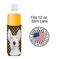 thumbnail image 4 of Carolines Treasures SC9534MUK Bull Terrier Candy Corn Halloween Ultra Hugger for slim cans Slim Can multicolor, 4 of 6