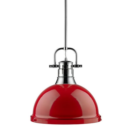 

Golden Lighting Duncan 1 Light Pendant with Rod