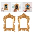 thumbnail image 3 of SHISUYAN 2Pcs DIY Mini Resin Picture Frame Vintage Antique Photo Frame Jewelry Display Frame, 3 of 8
