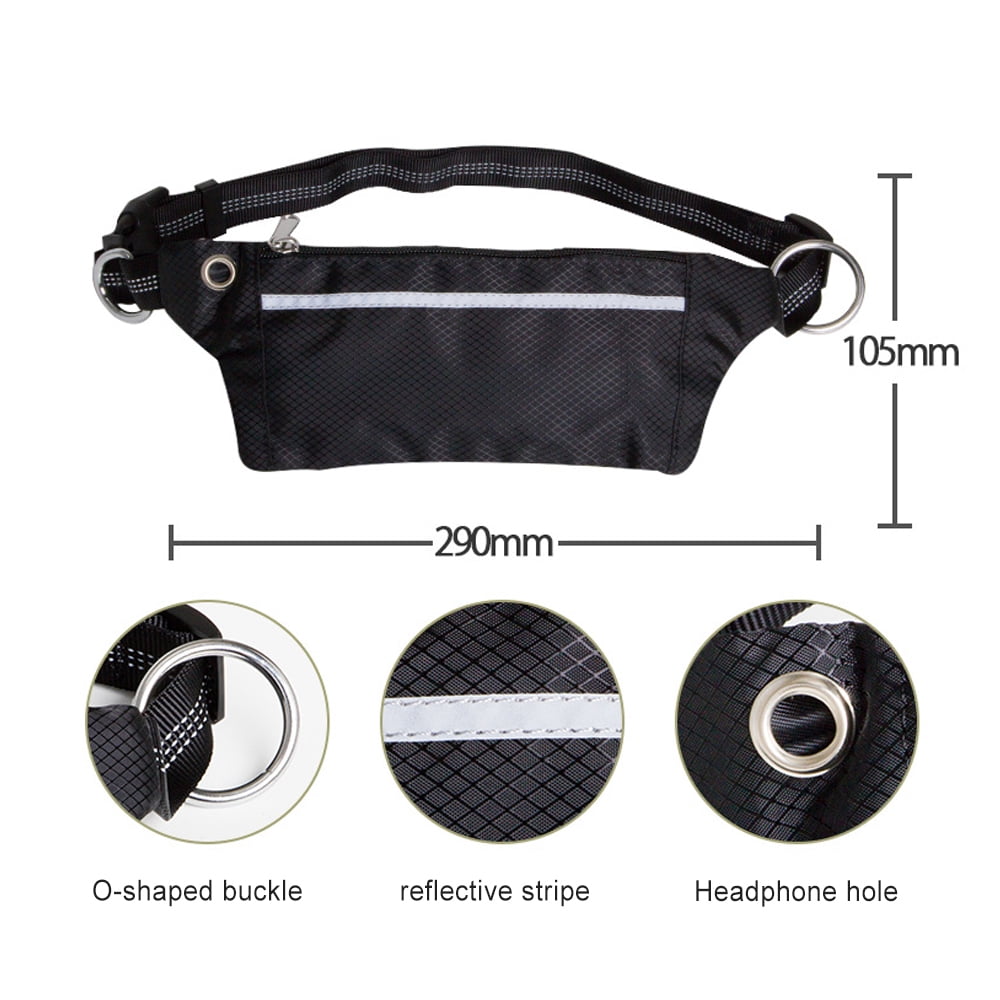 Waist Belt Pouch for Small Medium Large Dogs Running Walking Training