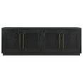 thumbnail image 2 of Evelyn&Zoe Tillman Rectangular TV Stand for TV's up to 75", Black Grain, 2 of 8