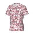 thumbnail image 3 of Rocae Kawaii Pig for Men's Moisture-Wicking Crew Tee - T-Shirt for Sports, Outdoor Activities, and Casual WearMedium, 3 of 9