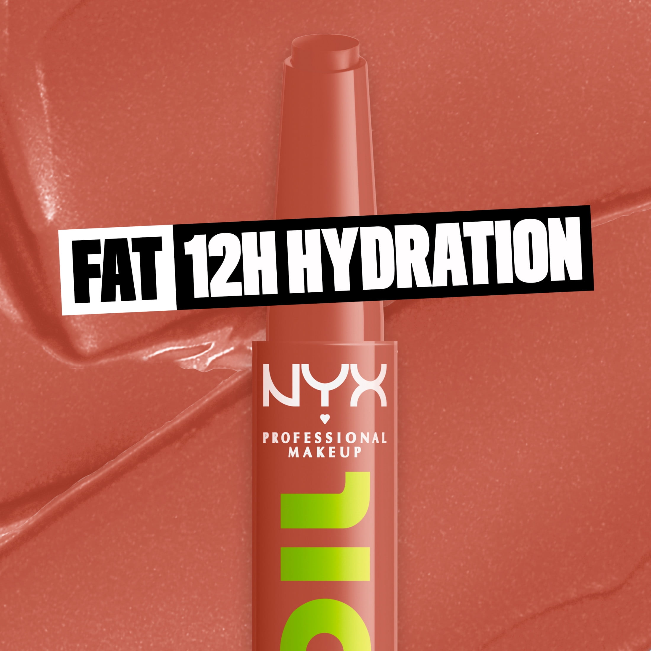NYX Professional Makeup Fat Oil Slick Click Hydrating Tinted Lip Gloss with Lightweight Hydration, Verified, 0.07 oz