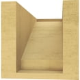 thumbnail image 4 of 5"W x 10"D x 5"H Wide Burlington Rough Cedar Woodgrain TimberThane Corbel, Primed Tan, 4 of 6