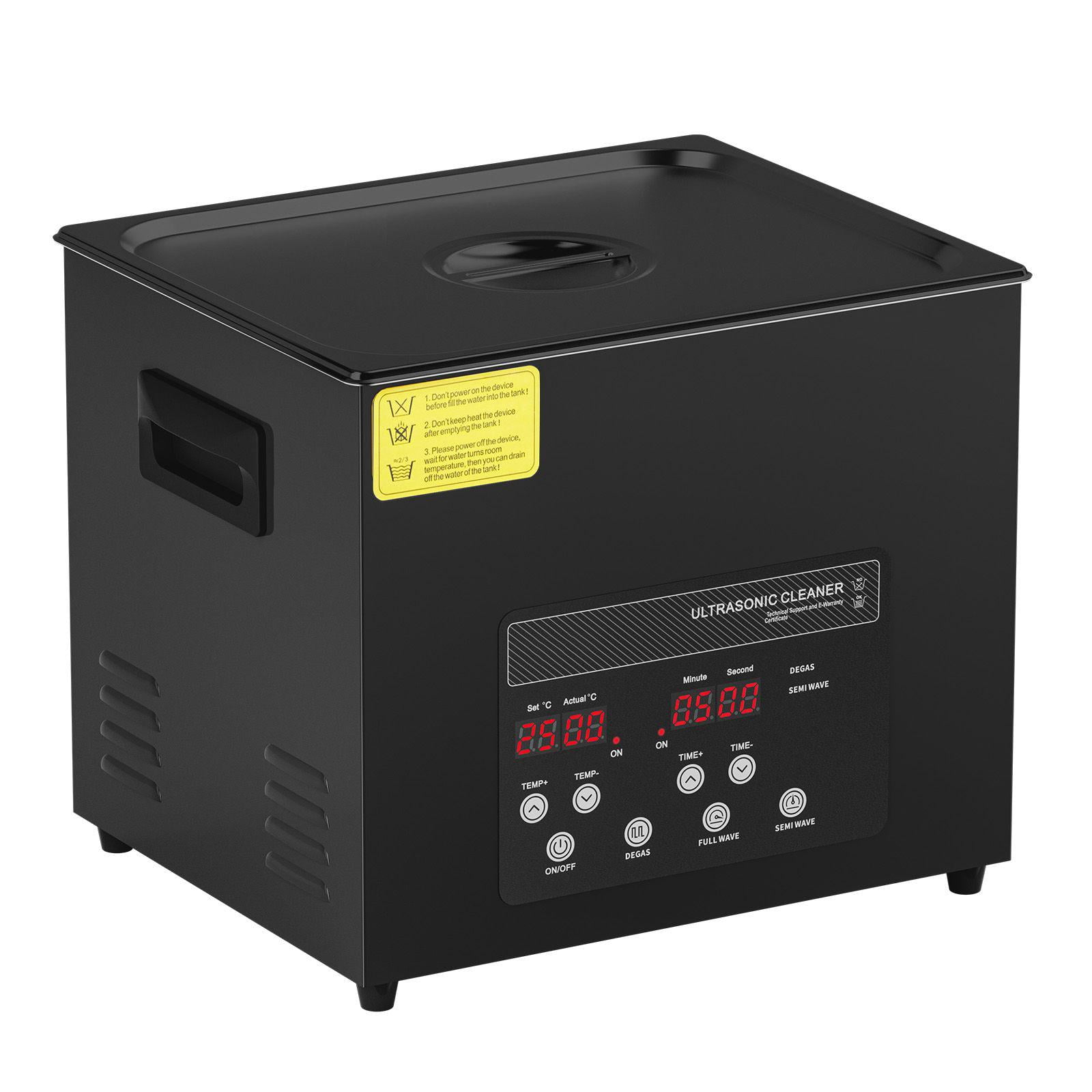 10L 240W Digital Ultrasonic Cleaner with Heater Timer Gentle Mode Upgraded Degassing 40kHz Industrial Ultrasound Cleaning Machine for Jewelry Retainer Tools