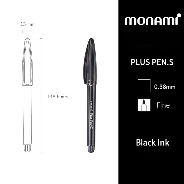 Bolígrafos reemplazables de tinta líquida seca instantánea, punta fina de plástico de 0,38mm, colores surtidos, para escribir, tomar notas y bocetos, 1 unidad
