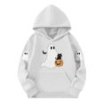 thumbnail image 2 of BFHHYA Tween Girls' Halloween Hoodie Kid Girls Printed Cute Sweatshirt Long Sleeve Pullover Top with Pockets (3-14 Years), 2 of 3