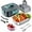 DARKGREEN-90W, variant on 90W Electric Lunch Box with 2L Large Capacity Stainless Steel Removable Container for Adults,Heated Portable Food Warmer Lunch Box for Work,Leakproof Fast Heating
