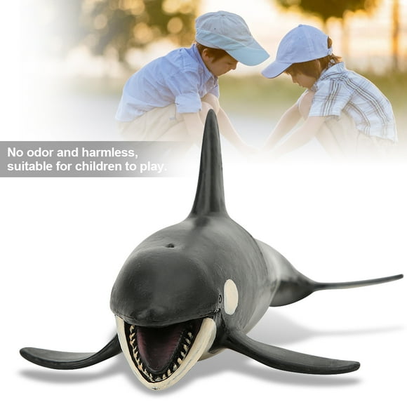 Fosa Killer Whale Shape Simulation Animal Model Marine Life Children Static Solid Toys, Kids Toy